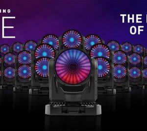 Martin MAC One: LED Beam Wash Moving Head with Fresnel Lens, Beam, Wash, Backlight, and Eye-Candy Effects