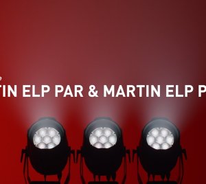 Martin ELP PAR RGBW LED Wash Light with Advanced Color Mixing, Motorized Zoom, and DMX/RDM Control