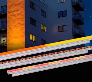 Martin Exterior Linear Pro RGBW LED Wall Grazers, Cove Lights, and Direct View LED Fixtures for Outdoor Architectural Lighting