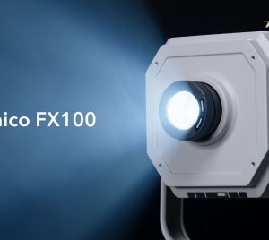 Prolights Mosaico FX100 LED Image Projector with Dual Animation Wheels and Gobo Effects for Outdoor Architectural Lighting
