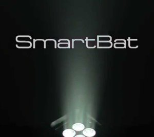 Prolights Smart Bat Wireless Battery-Powered RGBW LED Uplight with RGBW Color Mixing, DMX, and App Control in One Fixture
