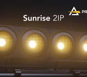 Prolights Sunrise 2IP LED Blinder with Pixel Mapping and Amber Backlight for Live Entertainment and Touring Productions