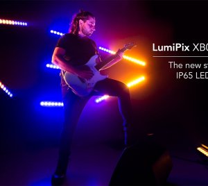 Prolights LumiPix IP65 Linear Pixel Bar with RGB+Warm White LEDs and Ultra Narrow Beam for Film, Studio, and Stage Lighting