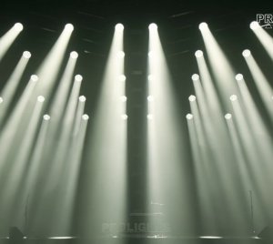 Prolights PanoramaIP IP65 Outdoor LED Wash Moving Head with RGBW LEDs, Pixel Ring, and Linear Zoom