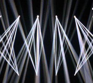 Prolights Jade Hybrid Beam/Spot Moving Light with Motorized Zoom, Color Wheel, and Dynamic Effects for Stage and Event Lighting