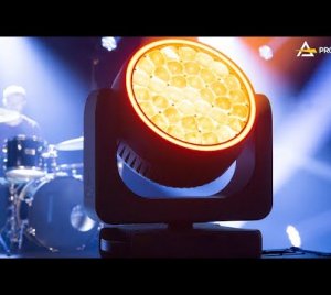 Prolights Astra Wash37Pix RGBW LED Moving Wash Light with Pixel Mapping, Ring FX, and Multi-Protocol Support
