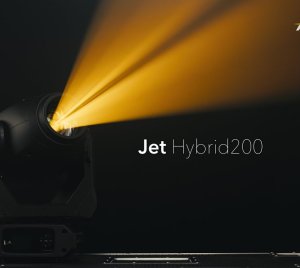 Prolights Jet Hybrid200 Hybrid Beam/Spot Moving Head Light with Zoom, Color Filters, Gobo Wheels, and Prism Effects