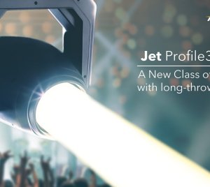 Prolights Jet Profile300LT Long Throw LED Moving Head Profile for Theatrical and Studio Lighting