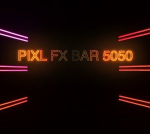 JMAZ PIXL FX Bar 5050 RGB/CWW LED Beam & Wash Bar with Warm White Beams, Dynamic RGB Effects, Sound-Active Programs, and DMX Control