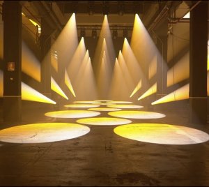 Claypaky Axcor 400 Moving Head LED Spotlight with CMY Color Mixing, Rotating Gobos, Color Wheel, Strobe Effects