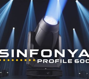 Claypaky Sinfonya Profile 600 RGBAL LED Moving Head Light for Theaters with Advanced Framing, Animation, and Zoom Effects