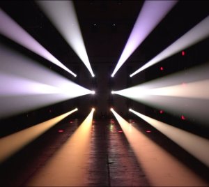 Claypaky Xtylos RGB Laser Beam Moving Head Light with Saturated Color Mixing, Virtual CTO, and High-Speed Strobe