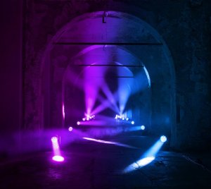 Claypaky Mini-B Aqua PX Compact RGBW LED Washlight with Pixel Control, Dynamic Effects, and IP66 Waterproof Design