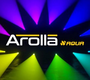 Claypaky Arolla Aqua LED Moving Head Light with Advanced Framing, Rotating Gobos, CMY Color Mixing, and Wireless DMX