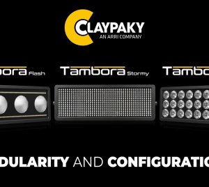 Claypaky Tambora Stormy RGBW LED Strobe Fixture with Advanced Pixel Mapping, Layer Control, and Seamless Integration for Outdoor and Stage Lighting