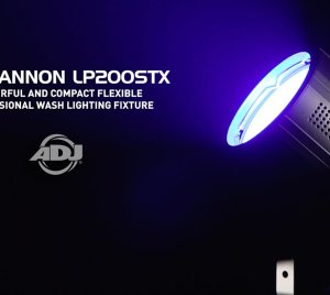 ADJ COB Cannon LP200STX RGBAL LED Wash Fixture for Stage, Studio, and Event Lighting