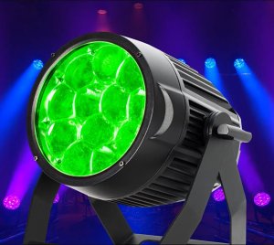 ADJ Encore LP12Z IP Outdoor-Rated RGBL LED PAR Wash Light with Motorized Zoom and RGBL Color Mixing,