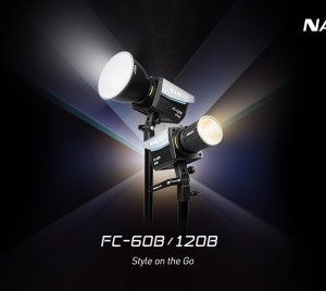 Nanlite FC-60B/120B Bi-Color LED Spotlights with Bluetooth App Control for Video, Photography, and Film Production