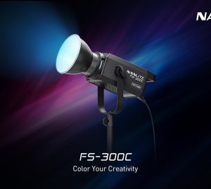 Nanlite FS-300C RGBW LED Monolight – Bowens Mount Continuous Video Light for Studios, Sets, and Creative Spaces