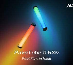 Nanlite PavoTube II 6XR RGBWW LED Pixel Tube with CRMX LumenRadio, DMX/RDM Control, and Pixel-Mapping Effects