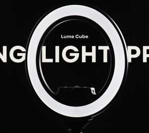 Lume Cube Cordless Ring Light Pro – Edge-Lit LED Studio Light for Photography, Video, Makeup & Streaming