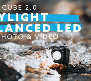 Lume Cube 2.0 App Controlled Waterproof LED Light for DSLR Cameras, Underwater Photography, and Video Production