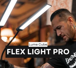 Lume Cube Flex Light Pro – Studio-Grade Adjustable LED Light for Tattooing, Beauty Treatments, and Content Creation