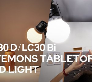 Godox LC30D/LC30Bi Litemons Tabletop LED Video Light for Tabletop Product Photography and Live Streaming