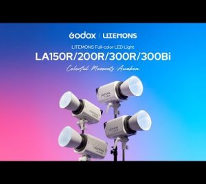 Godox LA Series RGB and Bi-Color LED Video Lights for Filmmaking, Photography, and Streaming