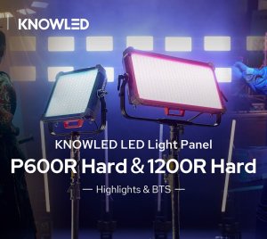 Godox KNOWLED P600R/P1200R Hard RGB LED Panels with Full-Spectrum Color and CRMX Control for Broadcast & Film Lighting
