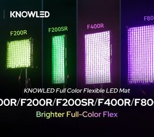 Godox KNOWLED RGB Flexible LED Mat High CRI/TLCI, LumenRadio CRMX for Professional Video Lighting