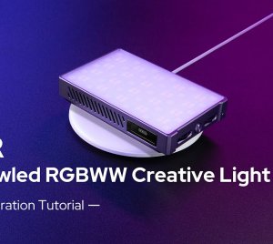 Godox: C5R Knowled RGBWW Creative Light – Portable RGBWW LED Pane for Cinematic Video and Photography