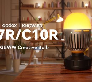 Godox KNOWLED C7R/C10R RGBWW Creative Smart LED Bulb for Film, Video, and Photography Lighting