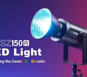 Godox SZ150R RGB Zoomable LED Monolight with Wireless DMX and App Control for Photography, Videography, and Streaming