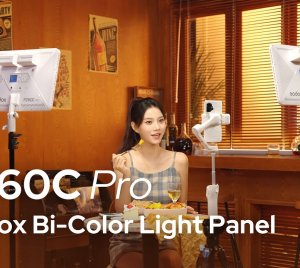Godox P260C Pro LED Light Panel with NFC Smart Control, High CRI/TLCI, and Dynamic FX for Video Shoots, Portraits, and Creative Projects