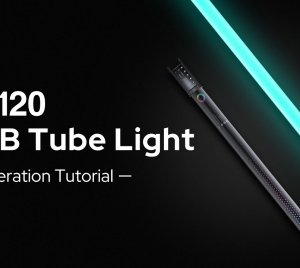 Godox TL120 RGB LED Tube Light – 4ft Portable Light Wand with Full Color, FX Effects, Built-in Battery, and Wireless DMX