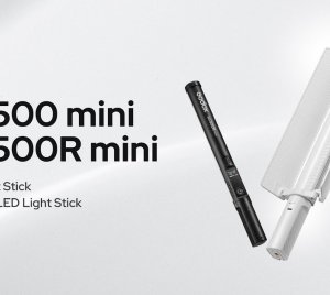 Godox LC500/LC500R Mini RGB/Bi-Color LED Light Sticks with HSI, CCT, and RGB Modes for Photography and Video Production