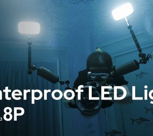 Godox WL8P Waterproof LED Video Light for Underwater Filming, Outdoor Vlogging, and Submersible Shoots