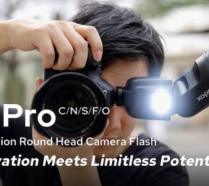 Godox V1Pro TTL Speedlight Camera Flash with Detachable Fill Light and High-Speed Sync for Studio and Event Photography