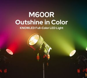 Godox KNOWLED M600R RGBWW COB LED Monolight with Bowens Mount for Professional Film & Video Production