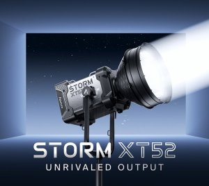 Aputure STORM XT52 LED Monolight with BLAIR Chipset, High CRI/TLCI, and and Flicker-Free Output