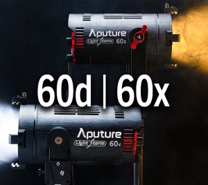 Aputure LS 60d/60x LED Focusing Flood Light with Aspherical Optics, Barndoors, Bowens Mount, and Wireless Sidus Link Control