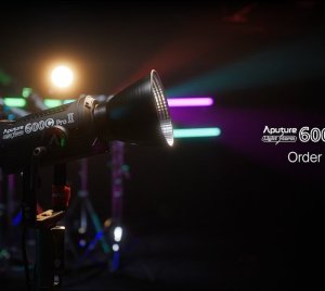 Aputure LS 600c Pro II High-Output RGBWW LED Point-Source Light with Bowens Mount, HyperSync Flicker-Free Dimming