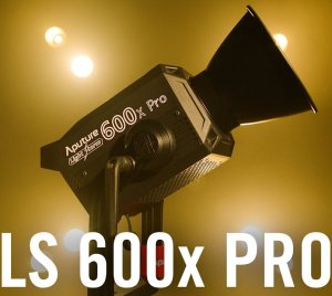 Aputure LS 600x Pro Bi-Color LED Monolight with Stepless Dimming, Variable CCT, Hyper Reflector, Wireless DMX Control
