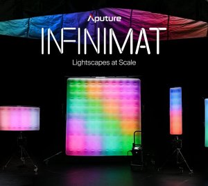 Aputure INFINIMAT RGBWW Inflatable LED Light Mats with Pixel Mapping for Studios, Cinematic Shoots, and Outdoor Cinematography
