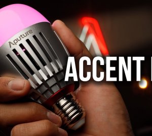 Aputure Accent B7c Smart LED Light Bulb with RGBWW Color Mixing for Filmmaking and Video Production