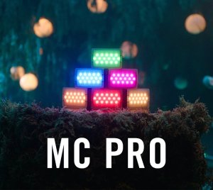 Aputure MC Pro RGB Pocket LED Panel with High CRI/TLCI for Film, YouTube, and Mobile Video Production