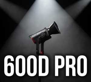 Aputure LS 600d Pro Daylight LED Video Light with F10 Fresnel Compatibility for Outdoor Cinematography