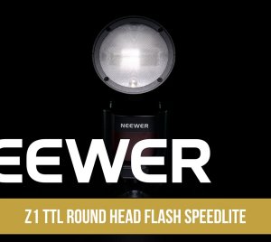 NEEWER Z1 TTL Round Head Flash Speedlite for Nikon DSLR and Mirrorless Cameras