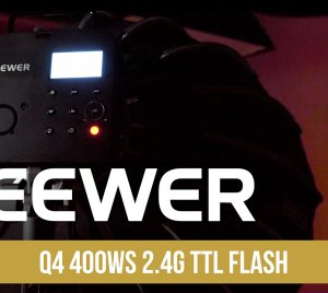 NEEWER Q4 400Ws Rechargeable Battery Strobe Flash with TTL Manual Multi Modes, 2.4G Wireless Control, High-Speed Syn